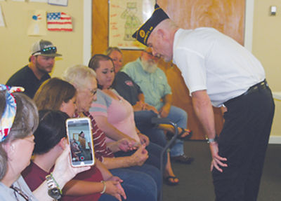 American Legion Post 111 presents commemorative coin